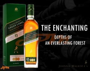 Johnnie Walker Green Label 15 year Old Blended Malt Scotch Whisky 700ml