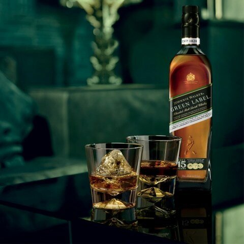 Johnnie Walker Green Label 15 year Old Blended Malt Scotch Whisky 700ml - Image 2