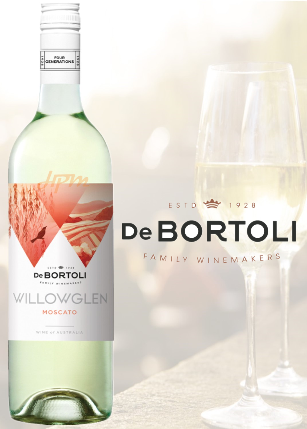De Bortoli Willowglen (Moscato/ Pink Moscato) 750ml - Image 3