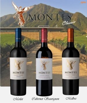 Montes Classic Red Wines (Cabernet Sauvignon/ Merlot/ Malbec) 750ml