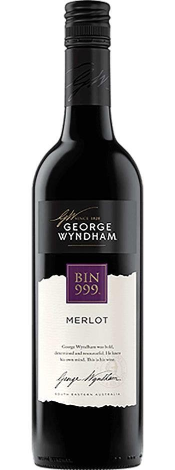 George Wyndham BIN 999 Merlot 750ml - Image 2