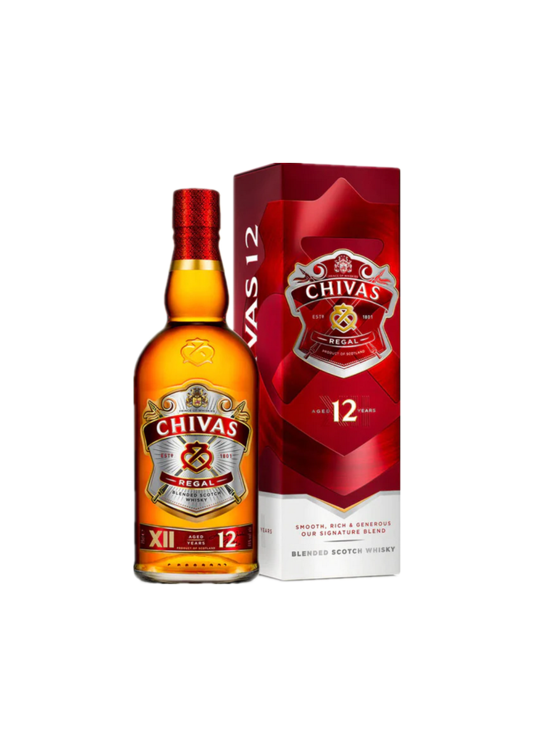 Chivas Regal 12 Years Old Blended Scotch Whiskey 700ml - Image 3