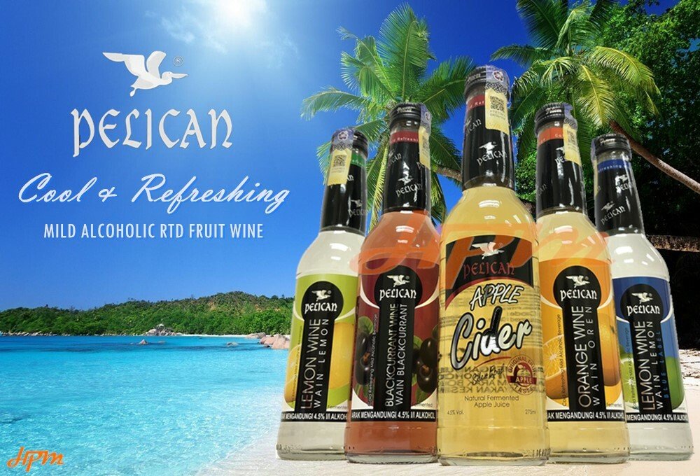 Pelican Fruit Flavored Wine Cooler 275ml