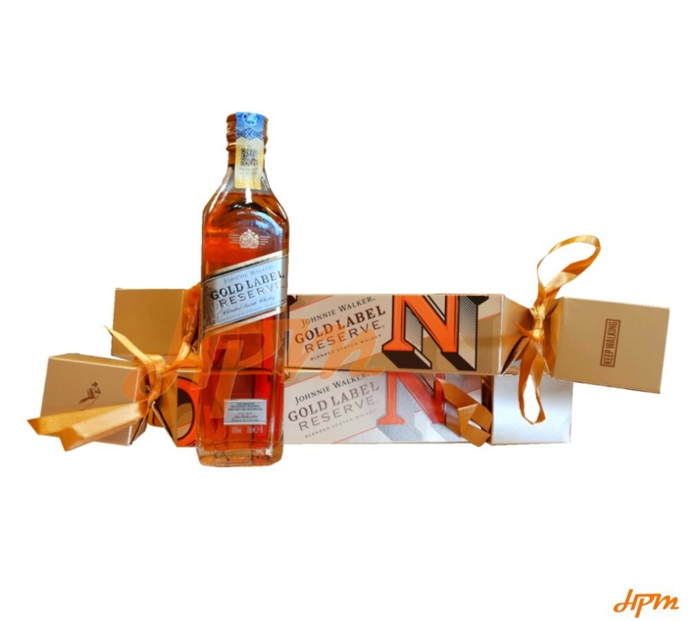 Johnnie Walker Gold Label Reserve Festive Cracker Scotch Whisky 200ml - Image 2
