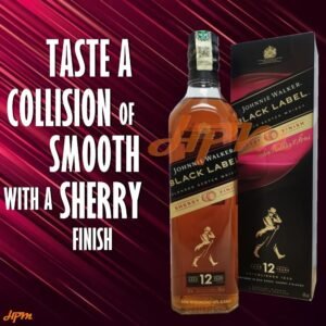 Johnnie Walker Black Label 12 Yr Sherry Finish Blended Scotch Whisky 700ml