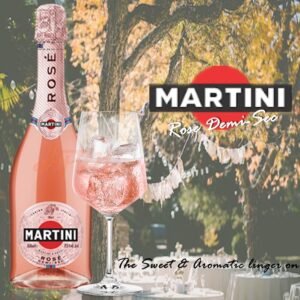 Martini Rose Demi-Sec Sparkling Wine 750ml