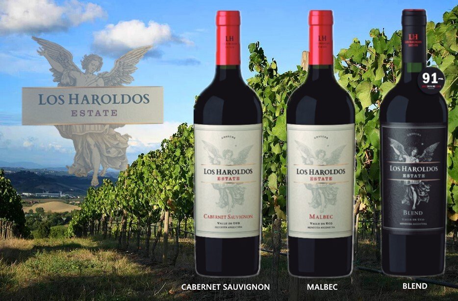 LOS HAROLDOS ESTATE WINES (CABERNET SAUVIGNON/MALBEC/BLEND) 750ML