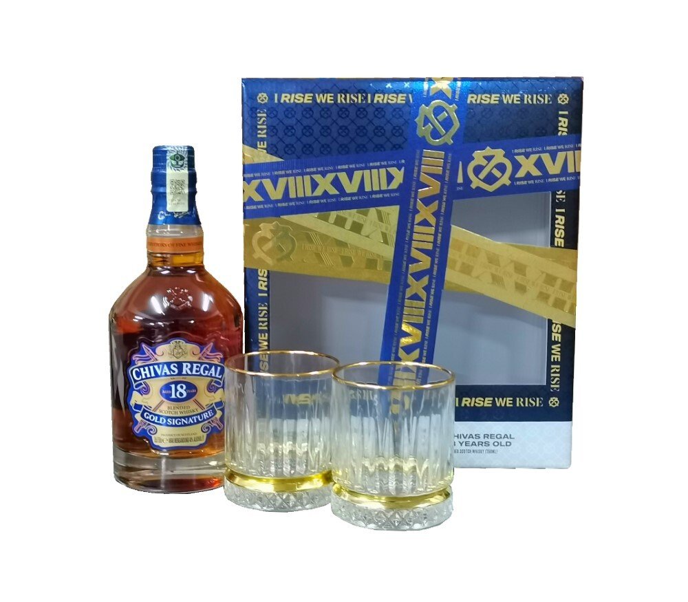 Chivas Regal 18 Year Old Blended Scotch Whisky Limited Edition Gift Pack (750ml) - Image 2