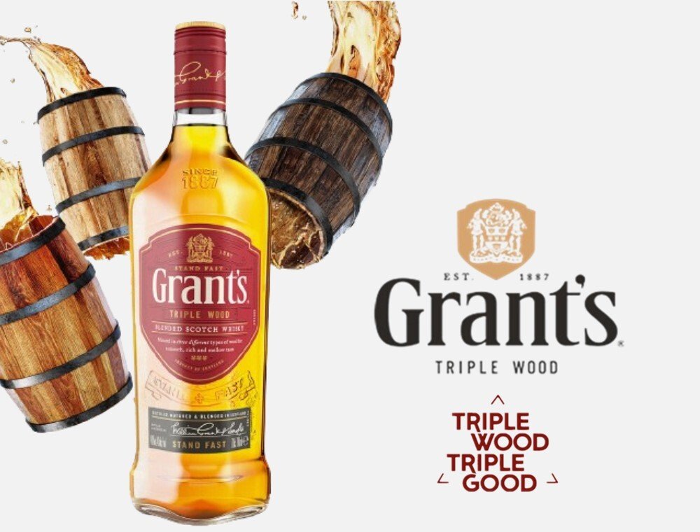 Grant's Triple Wood Blended Scotch Whisky 700ml