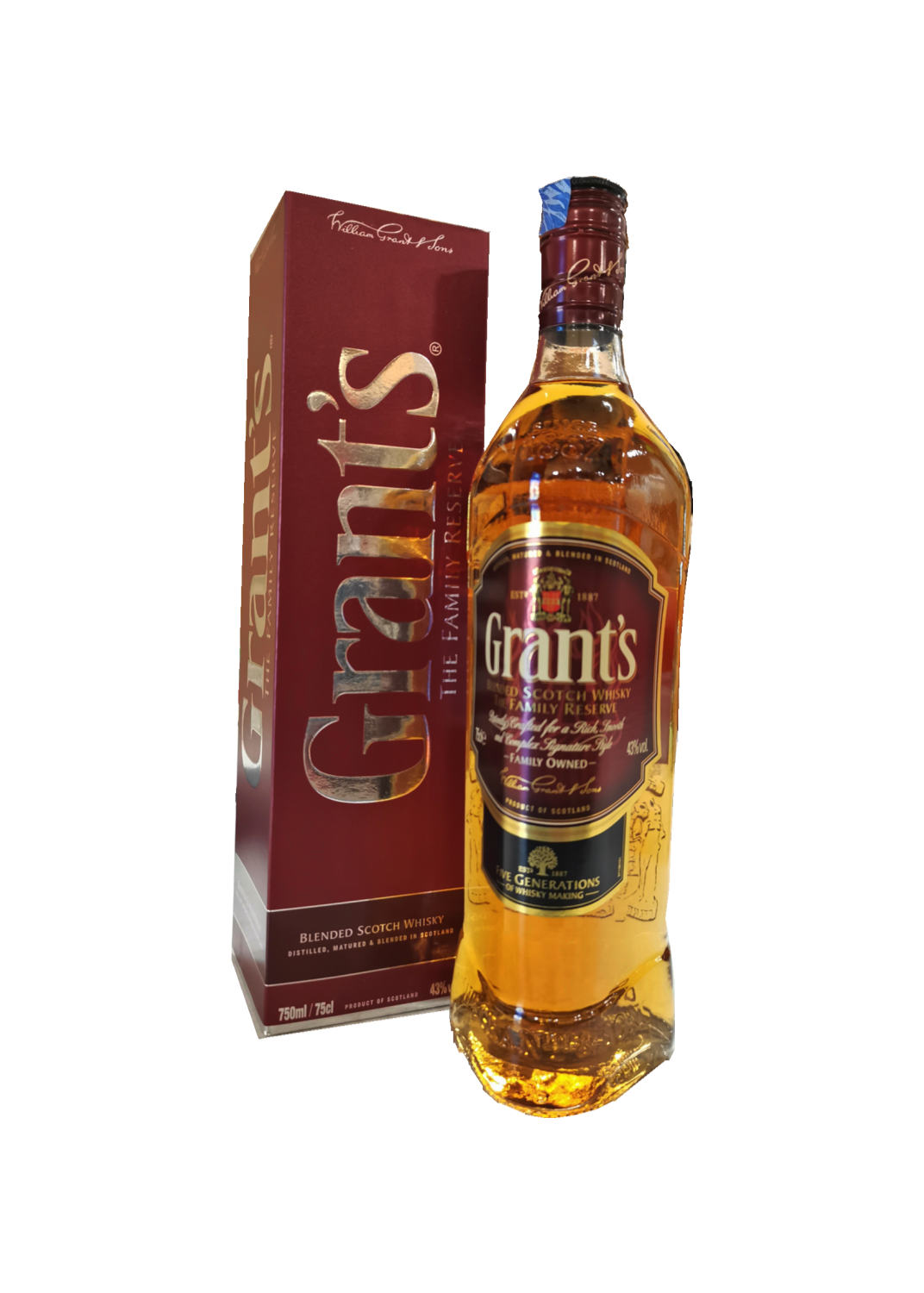 Grant's The Family Reserve Blended Scotch Whisky 750ml - Image 2