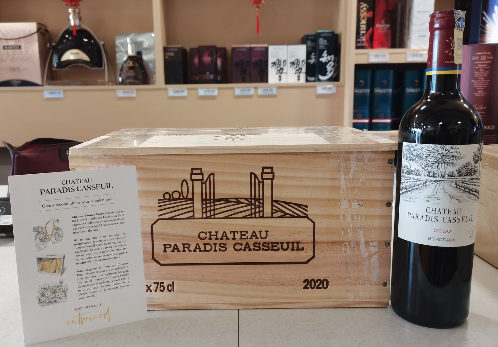 CHÂTEAU PARADIS CASSEUIL BORDEAUX 750ML - Image 2