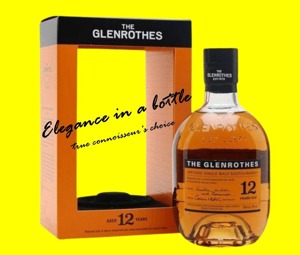 The Glenrothes 12 Year Old Single Malt Whisky 700ml