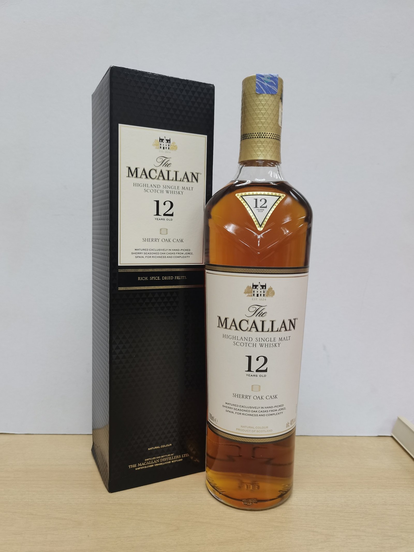 The Macallan 12 Year Old Sherry Oak Highland Single Malt Scotch Whisky 700ml - Image 2