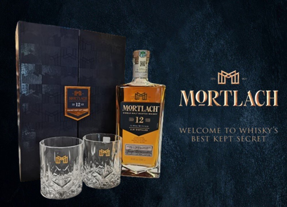 Mortlach 12 Year Old Single Malt Scotch Whisky 700ml Gift Set