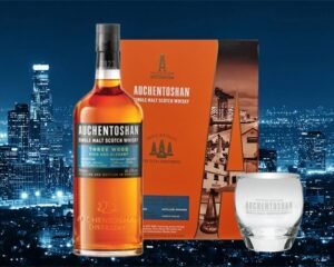 Auchentoshan Three Wood SIngle Malt Scotch Whisky 700ml Gift Pack