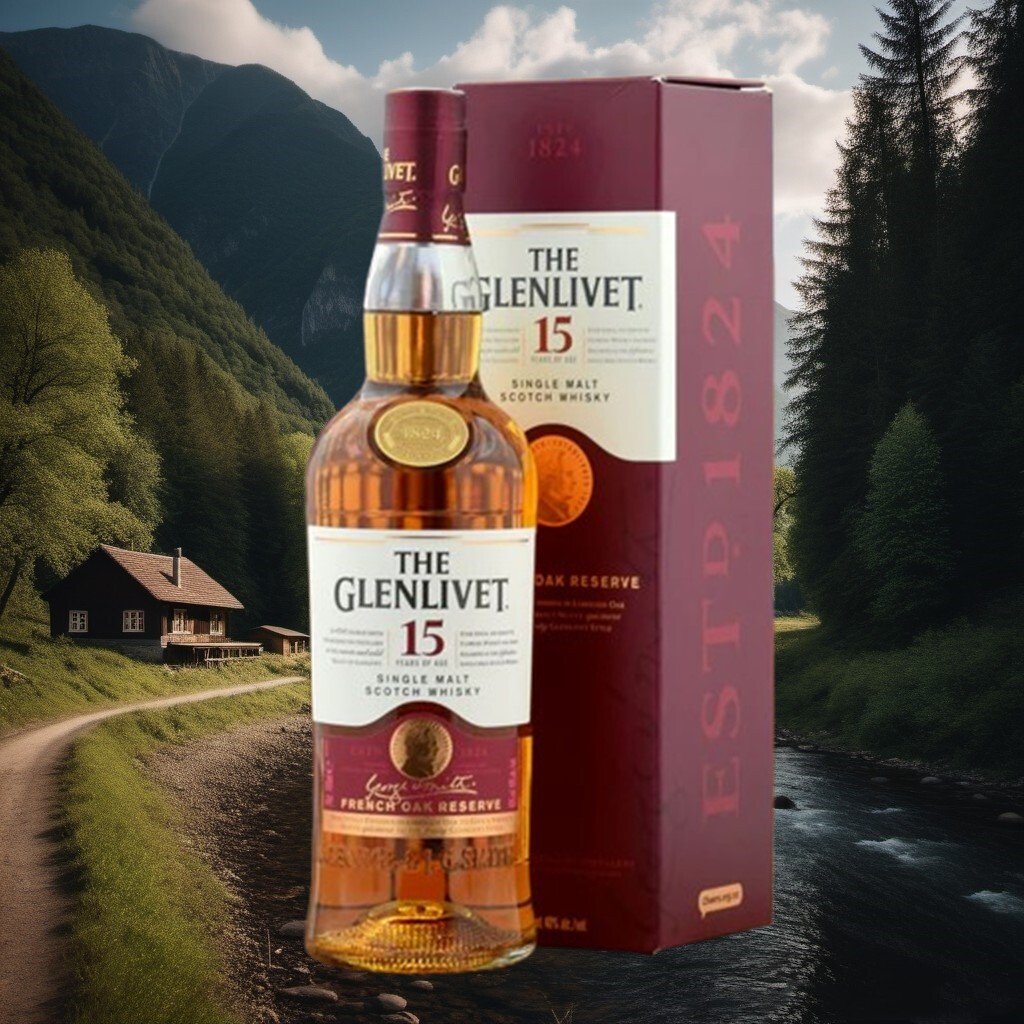 The Glenlivet 15 Year Old SIngle Malt Scotch Whisky 700ml