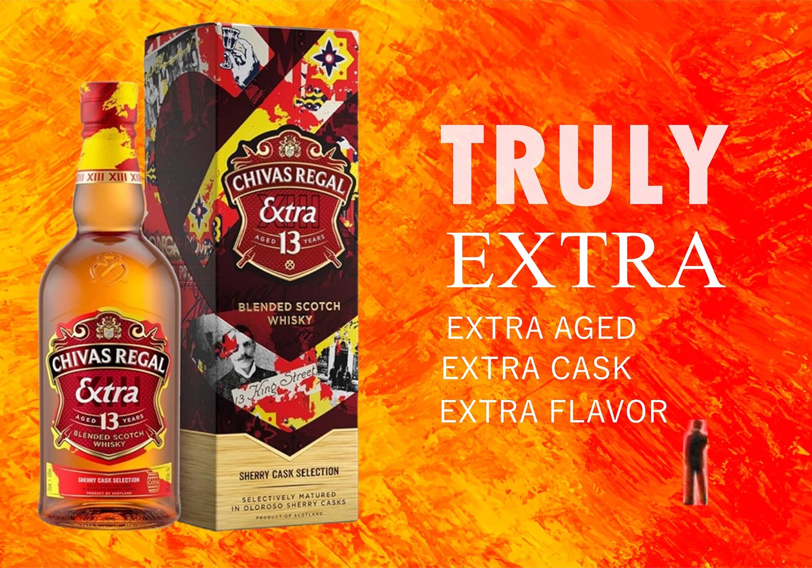 Chivas Extra 13 Sherry Cask Selection Blended Scotch Whisky 700ml