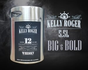 Kelly Roger 12 Year Old Blended Scotch Whisky – 5.5L Collector’s Edition