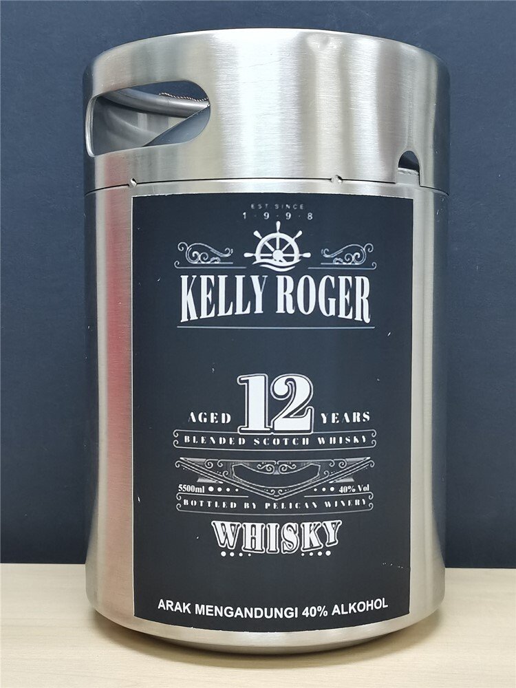 Kelly Roger 12 Year Old Blended Scotch Whisky – 5.5L Collector’s Edition - Image 2