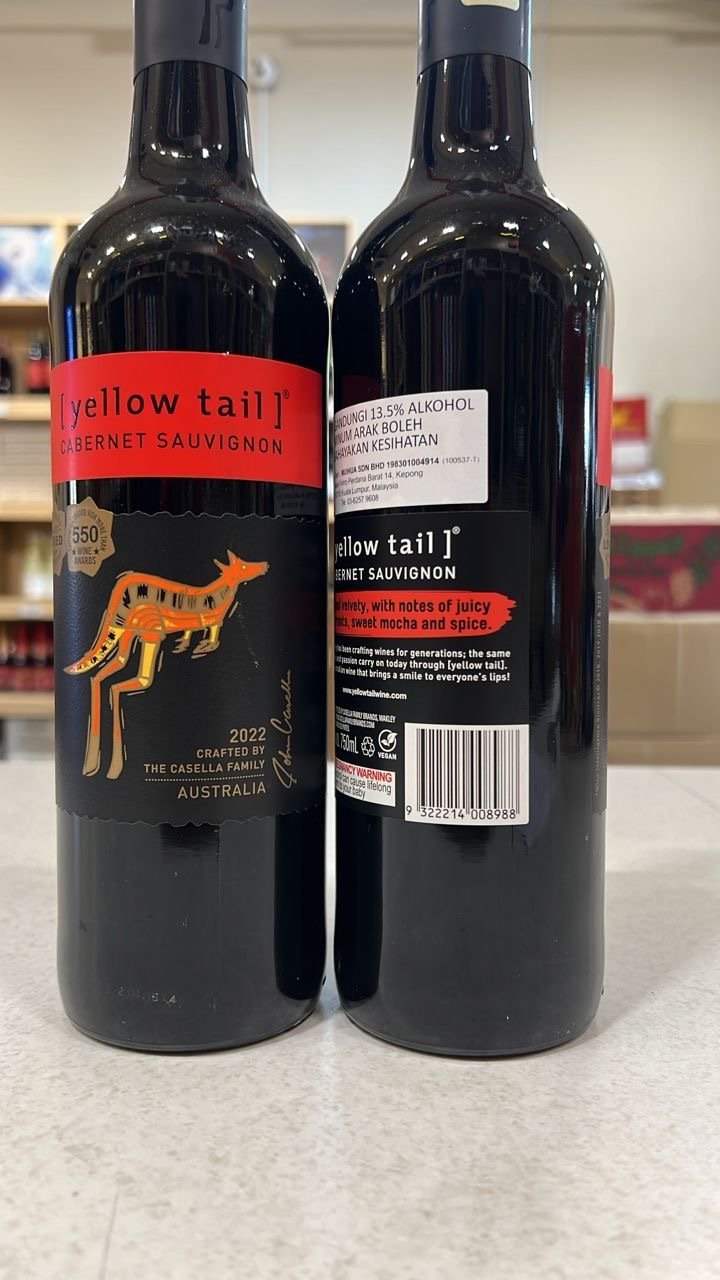 Yellow Tail Australia Wines (Cabernet Sauvignon/ Merlot/ Shiraz) 750ml - Image 3