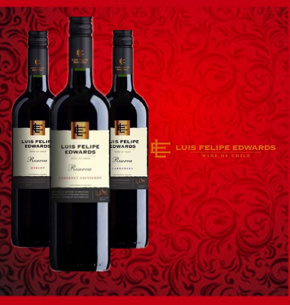 Luis Felipe Edwards Reserva Wines (Cabernet Sauvignon/ Carmenere/ Merlot) 750ml