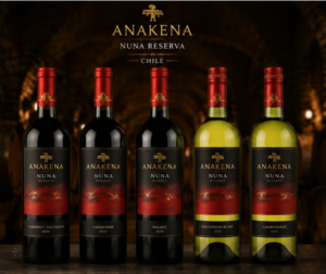Anakena Nuna Reserva Chilean Wines (Cabernet Sauvignon/Carmenere/Malbec/Chardonnay/ Sauvignon Blanc) 750ml